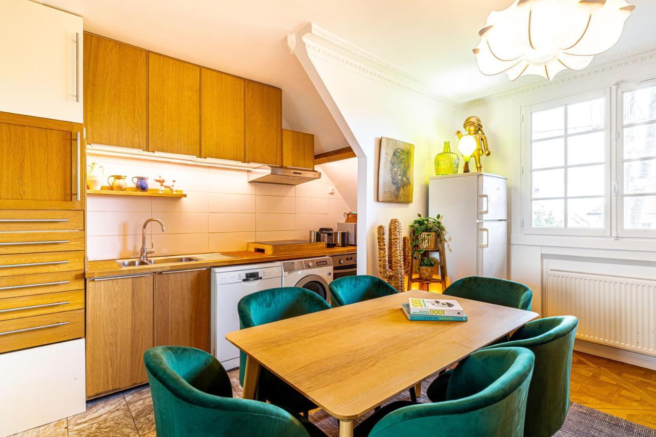 Art & Curiosity Cabinet Style Appartement With Paris View, Villa Des Ammonites Meudon Buitenkant foto