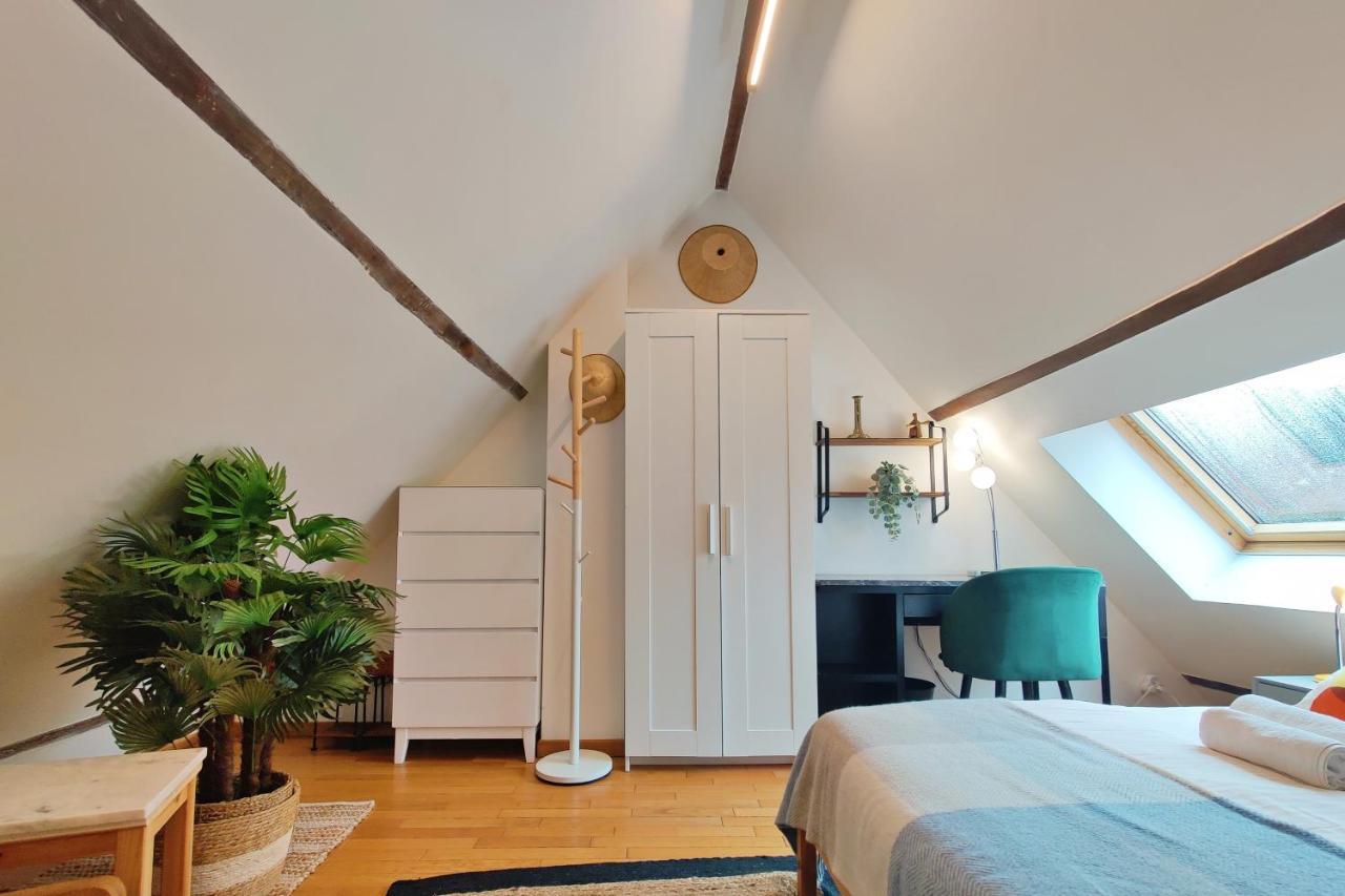 Art & Curiosity Cabinet Style Appartement With Paris View, Villa Des Ammonites Meudon Buitenkant foto