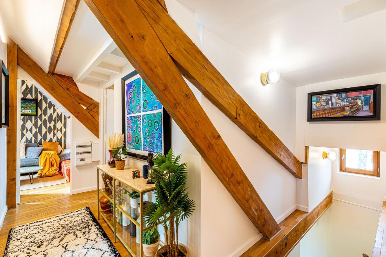 Art & Curiosity Cabinet Style Appartement With Paris View, Villa Des Ammonites Meudon Buitenkant foto