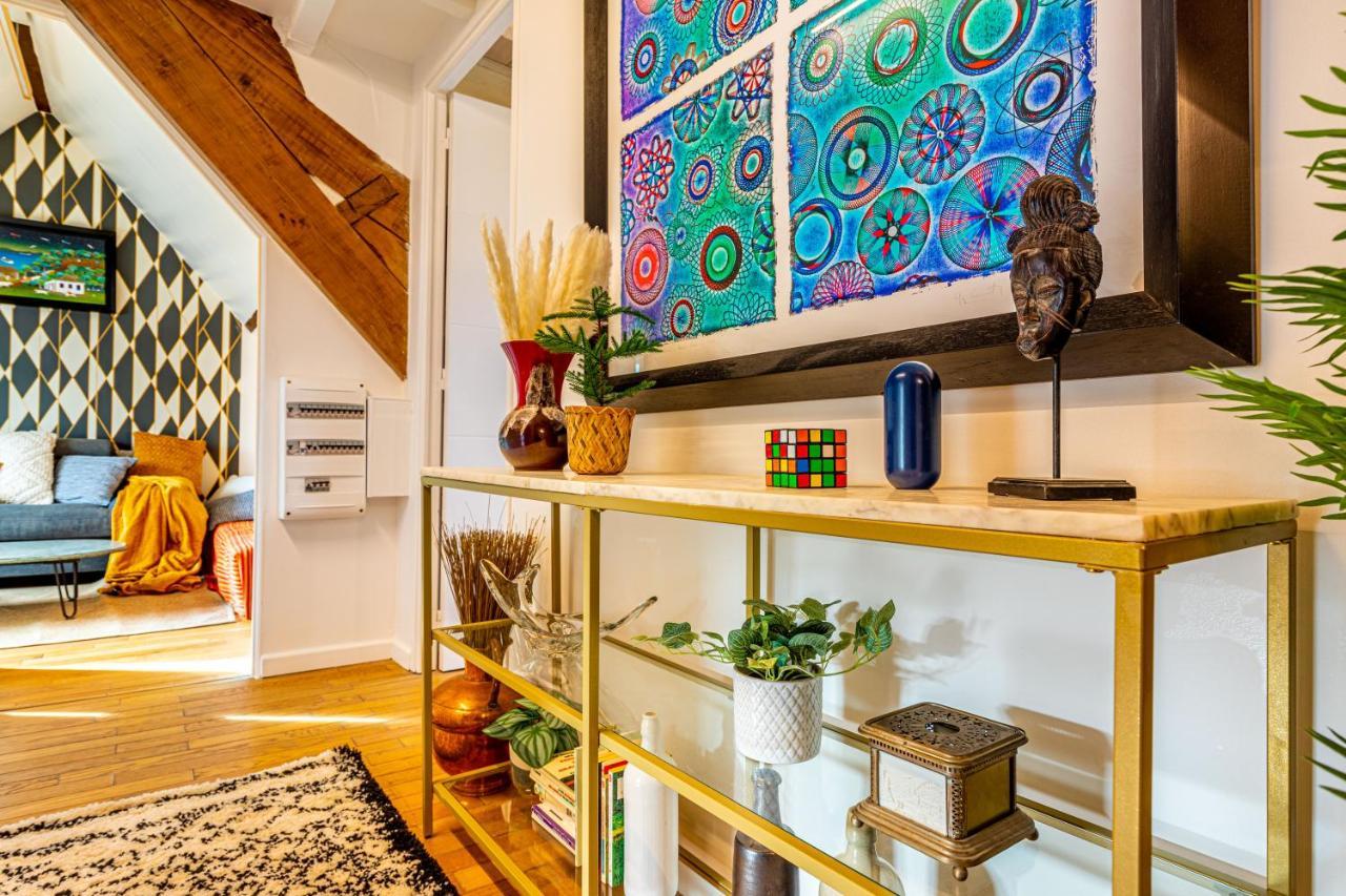 Art & Curiosity Cabinet Style Appartement With Paris View, Villa Des Ammonites Meudon Buitenkant foto