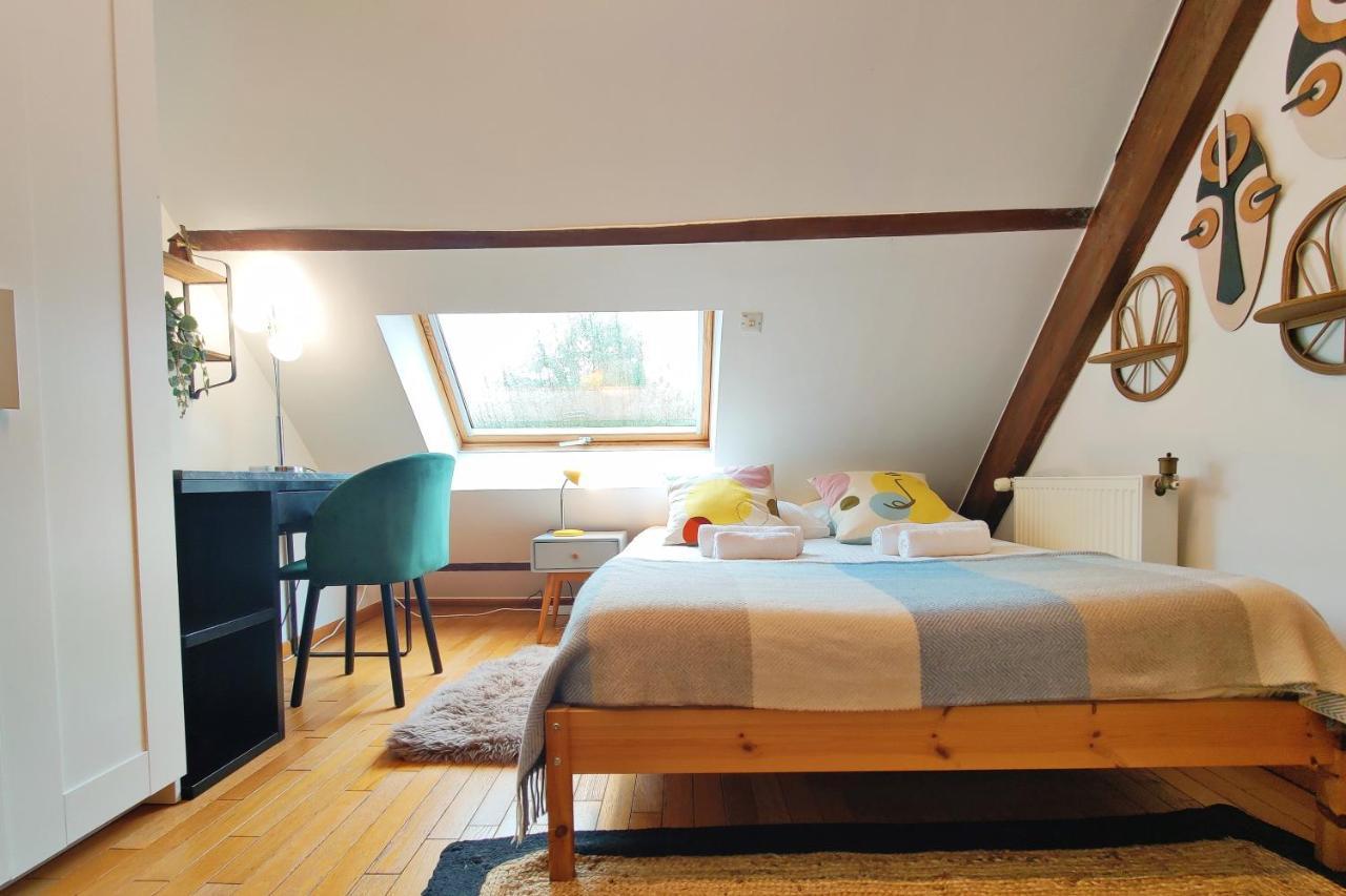 Art & Curiosity Cabinet Style Appartement With Paris View, Villa Des Ammonites Meudon Buitenkant foto