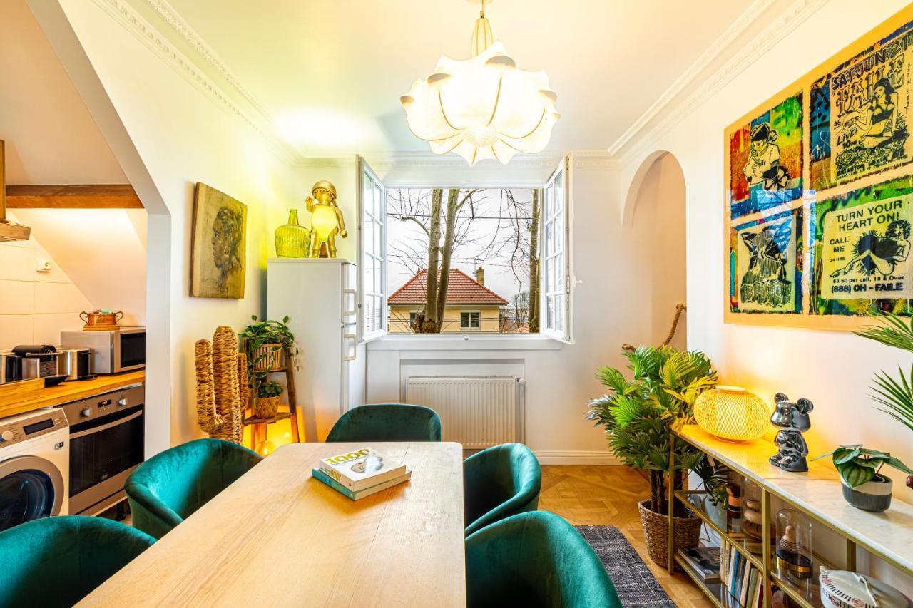 Art & Curiosity Cabinet Style Appartement With Paris View, Villa Des Ammonites Meudon Buitenkant foto