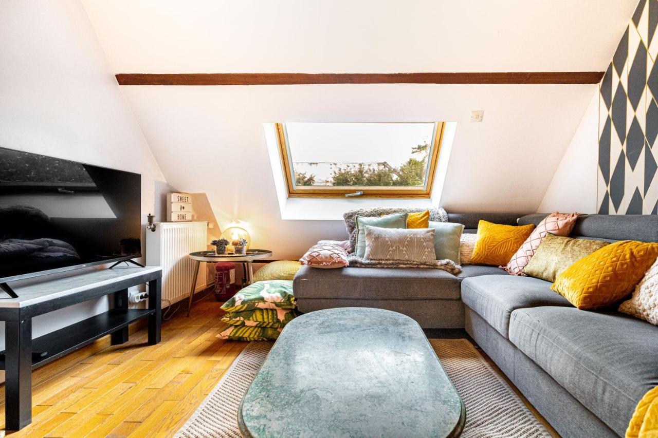 Art & Curiosity Cabinet Style Appartement With Paris View, Villa Des Ammonites Meudon Buitenkant foto